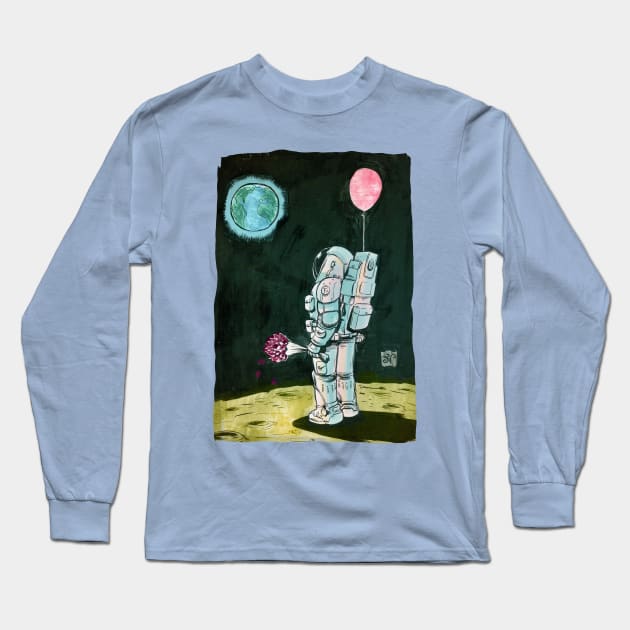 Astronaut Long Sleeve T-Shirt by francoviglino